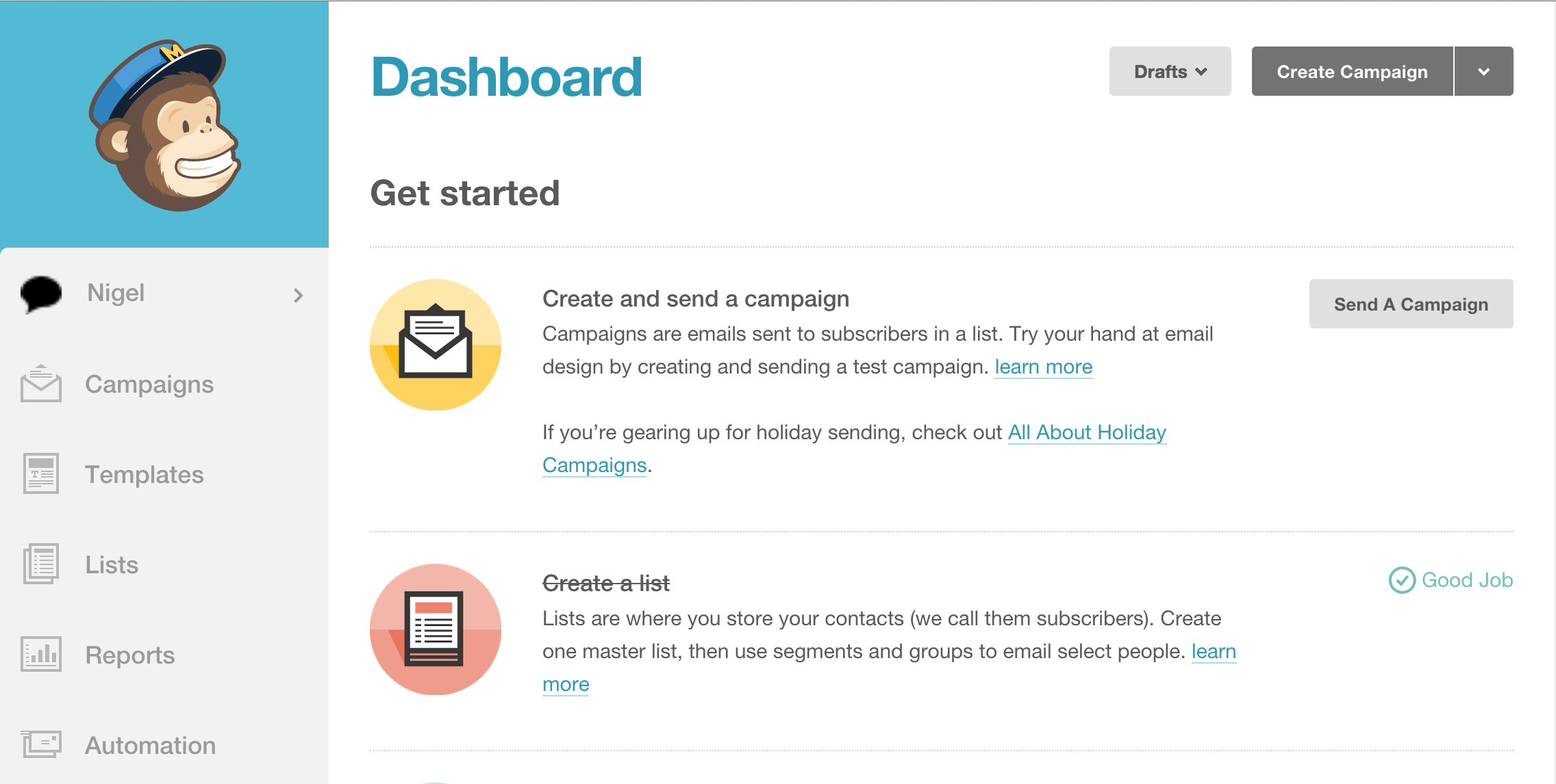 clean email list in mailchimp