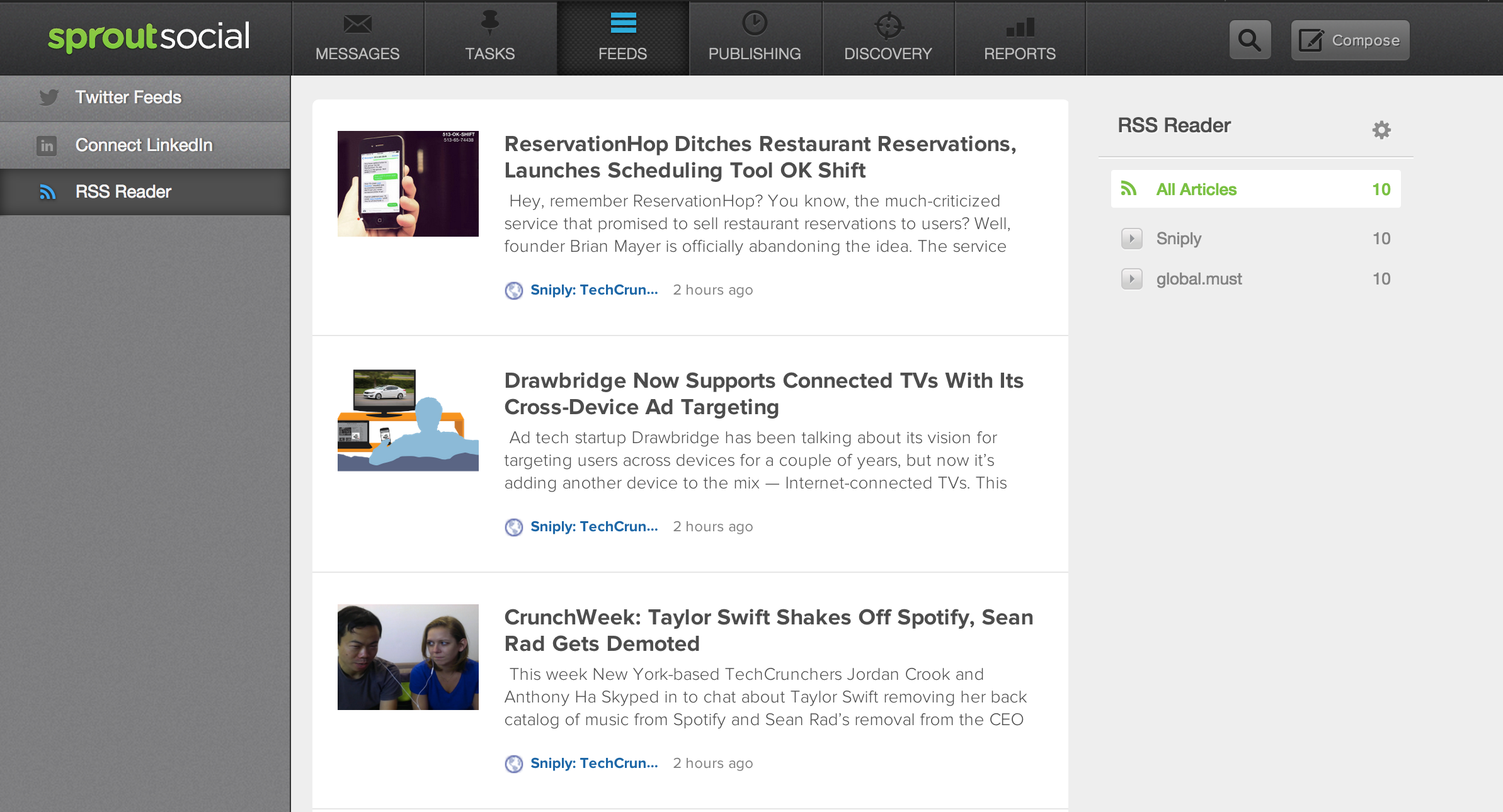 Social Media Management with Sniply and Sprout Social